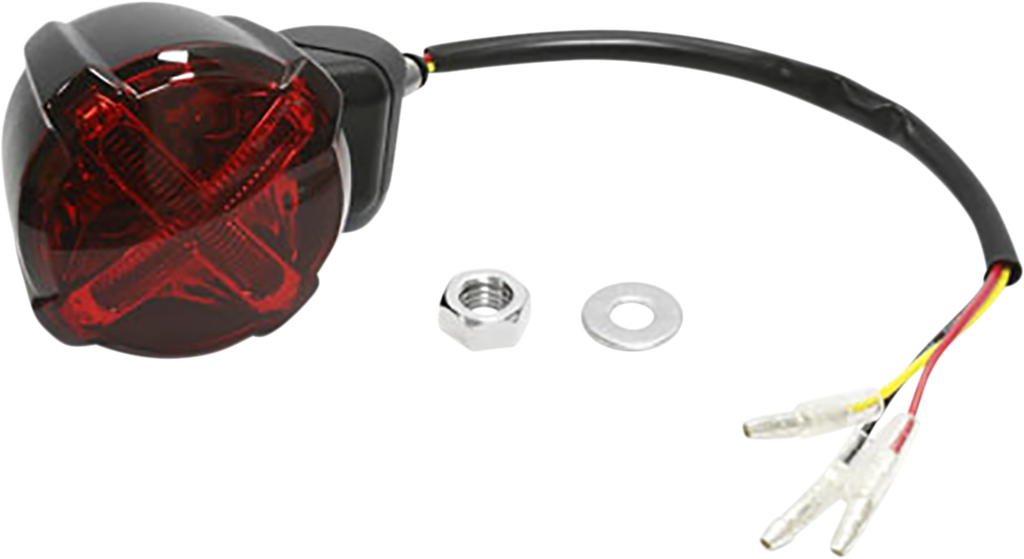 KOSO NORTH AMERICA Taillight - Universal - Red Lens HB036000