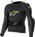 ALPINESTARS Youth Bionic Plus Protection Jacket - Black/Fluo Yellow - Large/XL 6545620-155-LXL