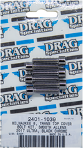 DRAG SPECIALTIES Transmission Top Bolt Kit - Black/Chrome - M8 MK786SBK