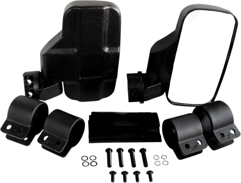 EPI Mirror - Side View - Rectangle - Black EPIM100