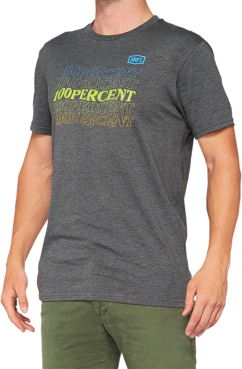 100% Silva T-Shirt - Heather Charcoal - Medium 32132-052-11