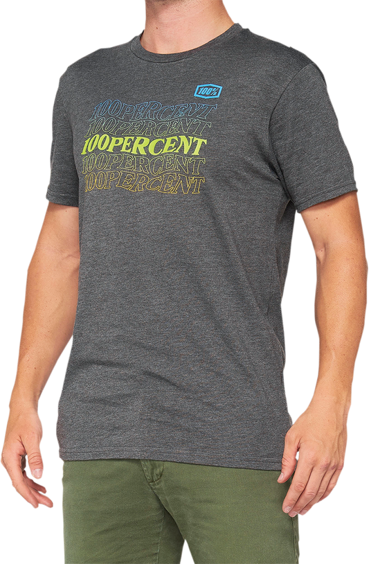 100% Silva T-Shirt - Heather Charcoal - Medium 32132-052-11