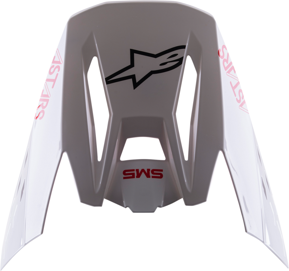 ALPINESTARS SM5 Visor - Bond - White/Red 8983422-2032