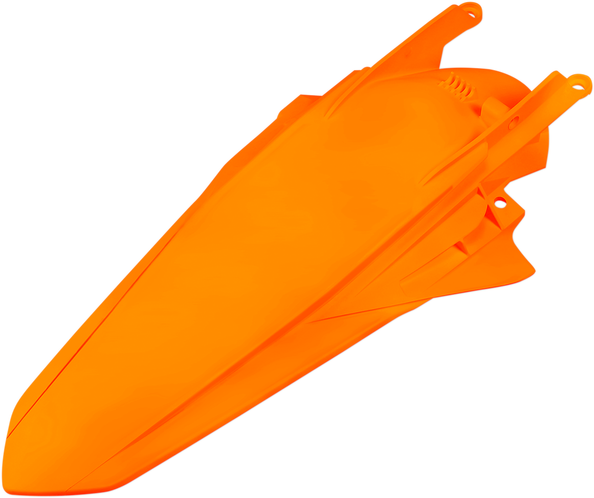 UFO MX Rear Fender - Fluorescent Orange KT04091FFLU