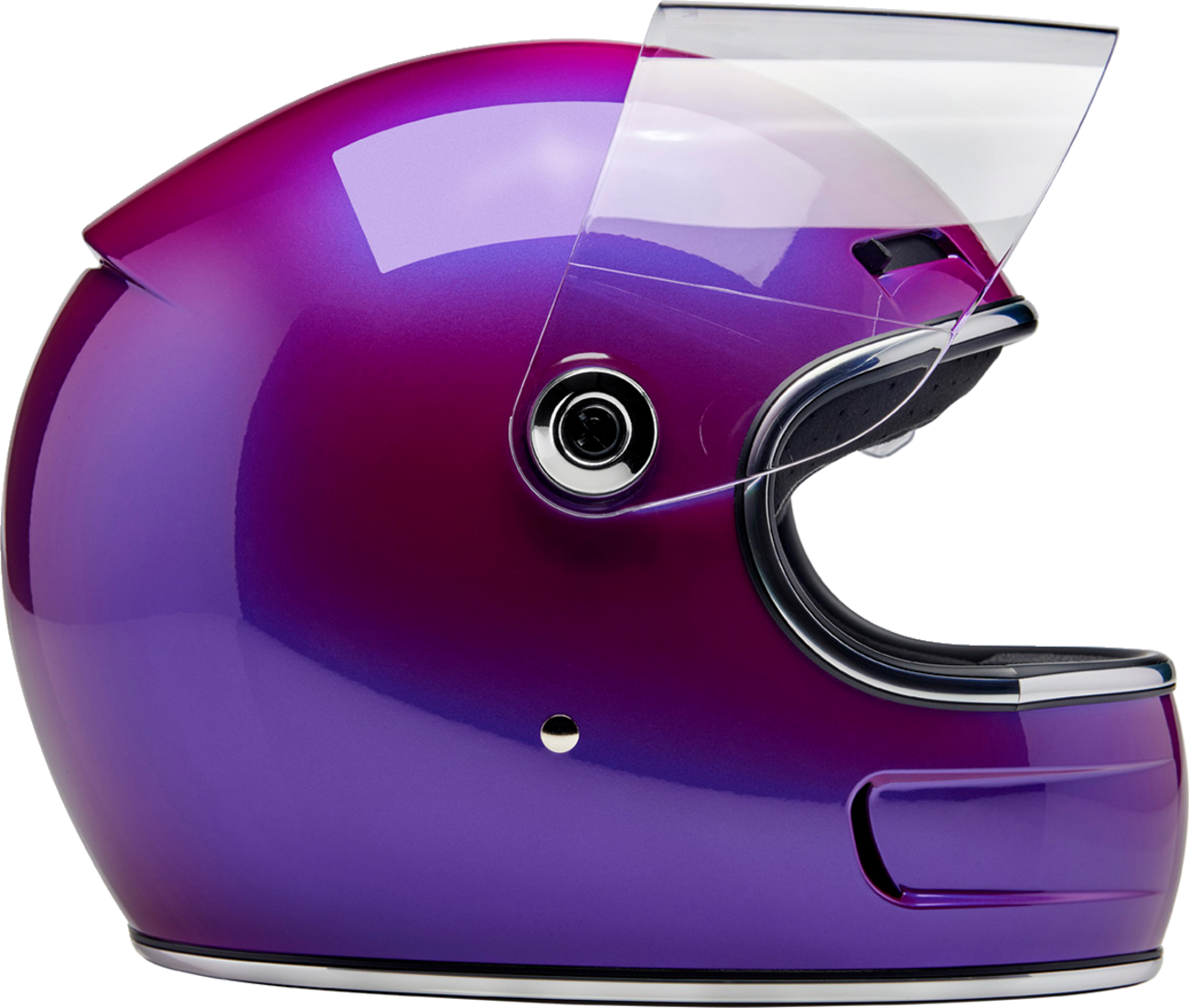 BILTWELL Gringo SV Helmet - Metallic Grape - Small 1006-339-502