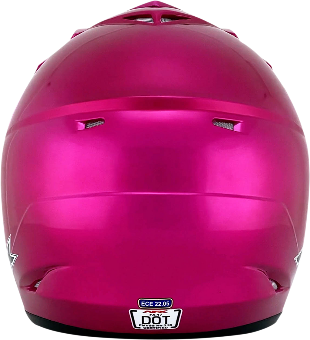 AFX FX-17Y Helmet - Fuchsia - Medium 0111-0947