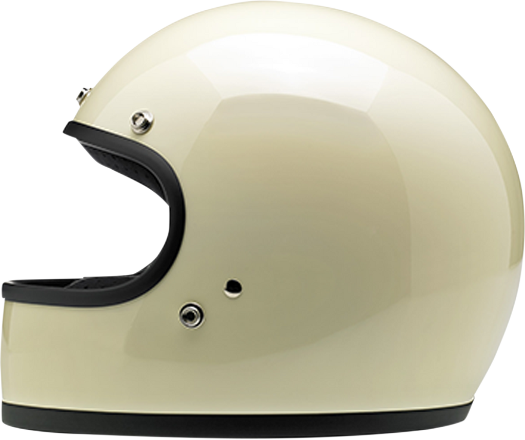 BILTWELL Gringo Helmet - Gloss Vintage White - Large 1002-102-104