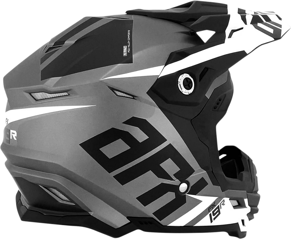 AFX FX-19R Helmet - Racing - Frost Gray - Small 0110-7073