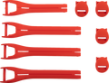 MOOSE RACING Qualifier Boot Strap Kit - Red - Size 7-9 3430-1013