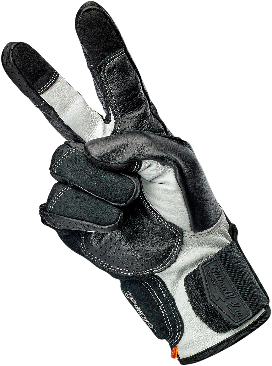 BILTWELL Borrego Gloves - Black/Cement - 2XL 1506-0104-306