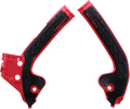 ACERBIS X-Grip Frame Guards - Red/Black 2686041018