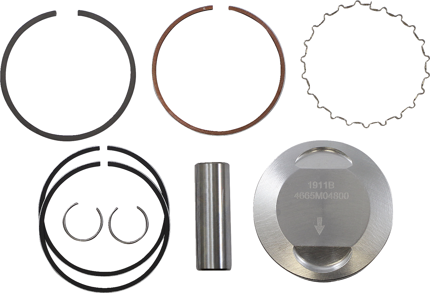 WISECO Piston Kit - +0.50 mm High-Performance 4665M04800