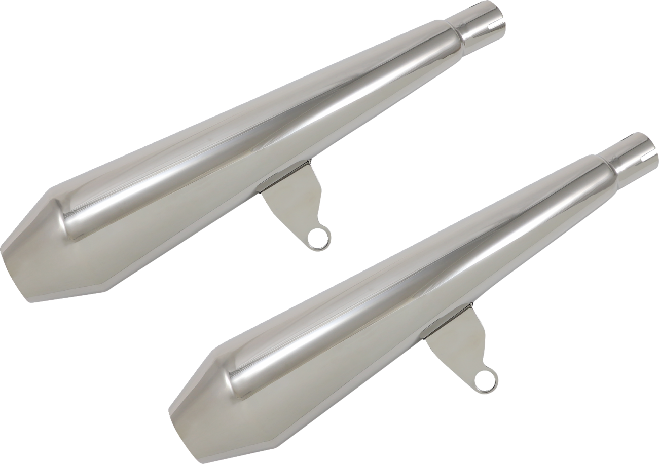 BRITISH CUSTOMS Predator Pro™ Mufflers - Polished Bonneville SE 2009-2015   BC902-105-P