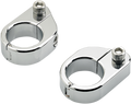 BILTWELL O/S Speed Clamps - Chrome - Straight 6907-105