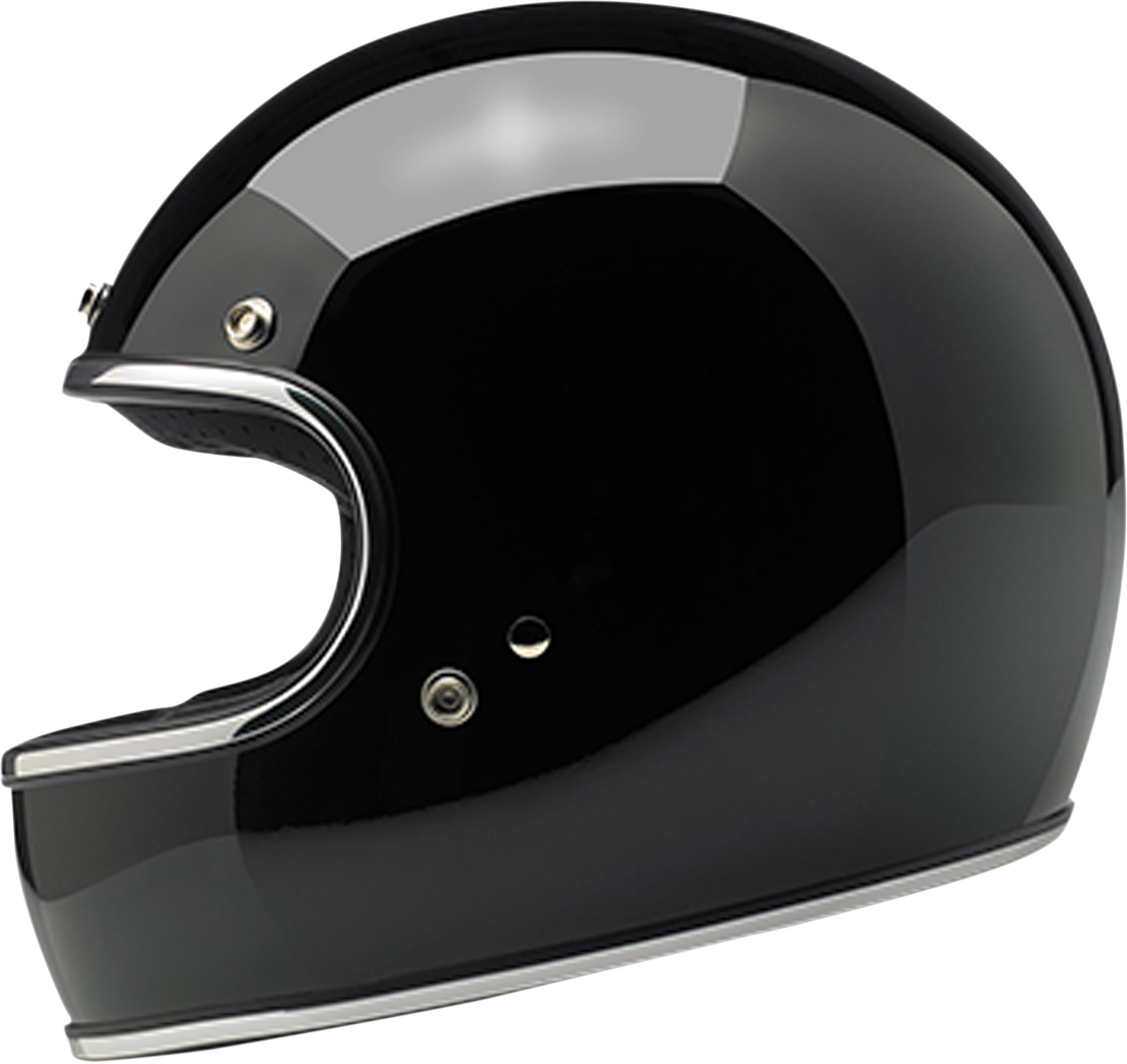 BILTWELL Gringo Helmet - Gloss Black - Large 1002-101-104