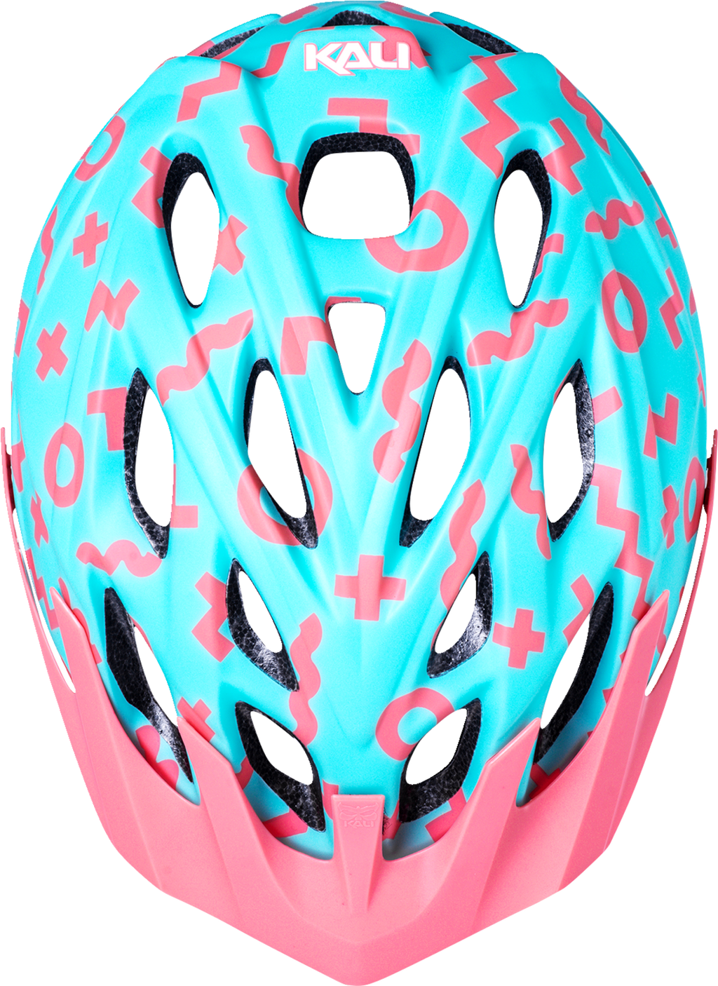 KALI Youth Chakra Plus Helmet - Zwiggles - Matte Seafoam/Salmon 221421212