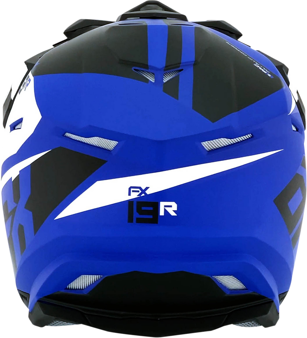 AFX FX-19R Helmet - Racing - Matte Blue - Large 0110-7070