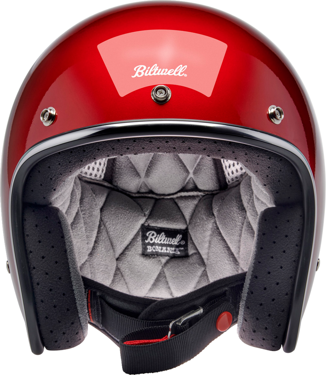 BILTWELL Bonanza Helmet - Metallic Cherry Red - XS 1001-351-201