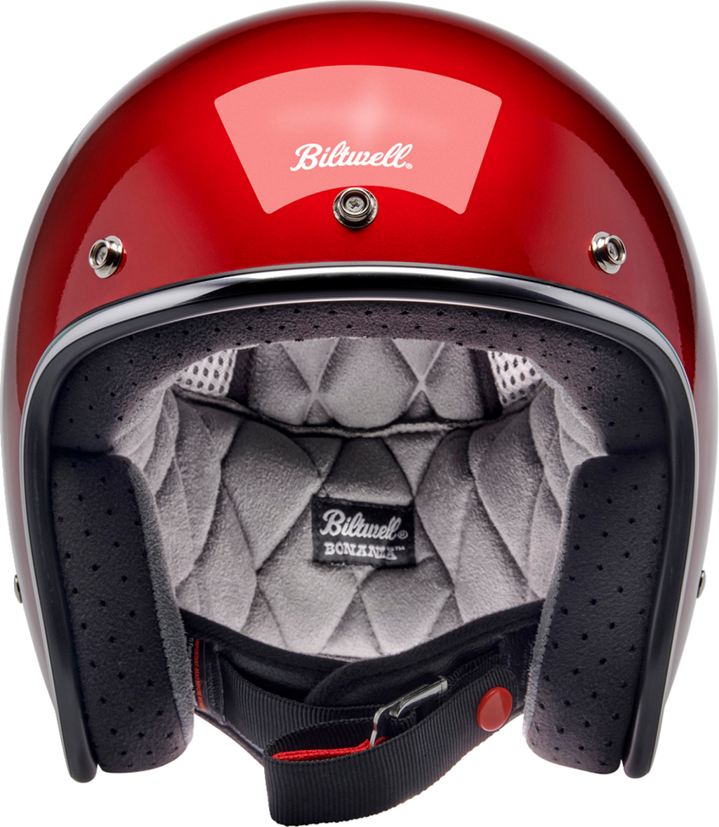 BILTWELL Bonanza Helmet - Metallic Cherry Red - Small 1001-351-202