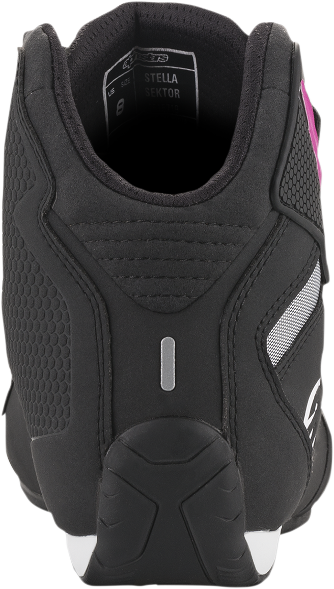 ALPINESTARS Women's Sektor Shoes - Black/Pink - US 10.5 2515719103911