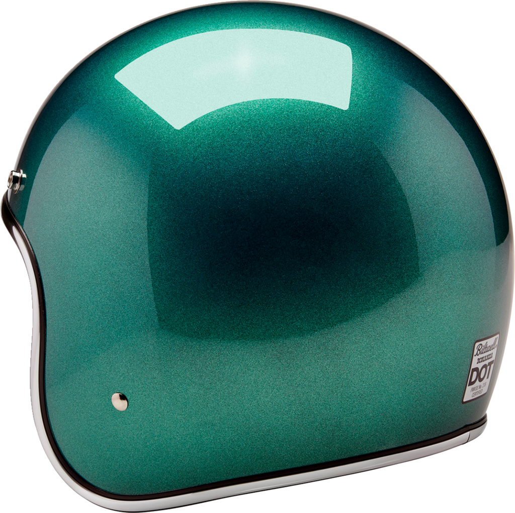 BILTWELL Bonanza Helmet - Metallic Catalina Green - XS 1001-358-201