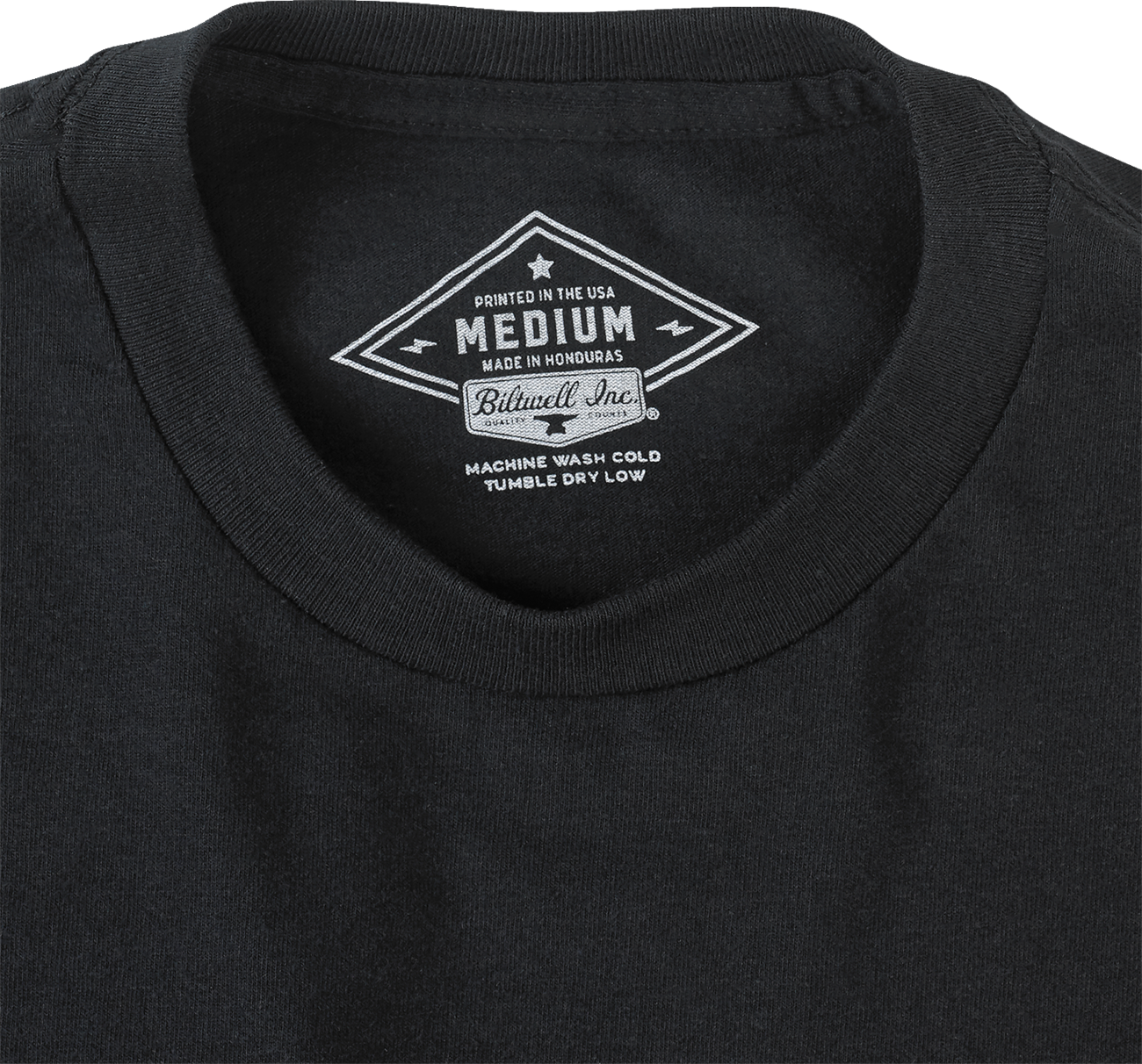 BILTWELL Chopper Long-Sleeve T-Shirt - Black - Small 8104-080-002