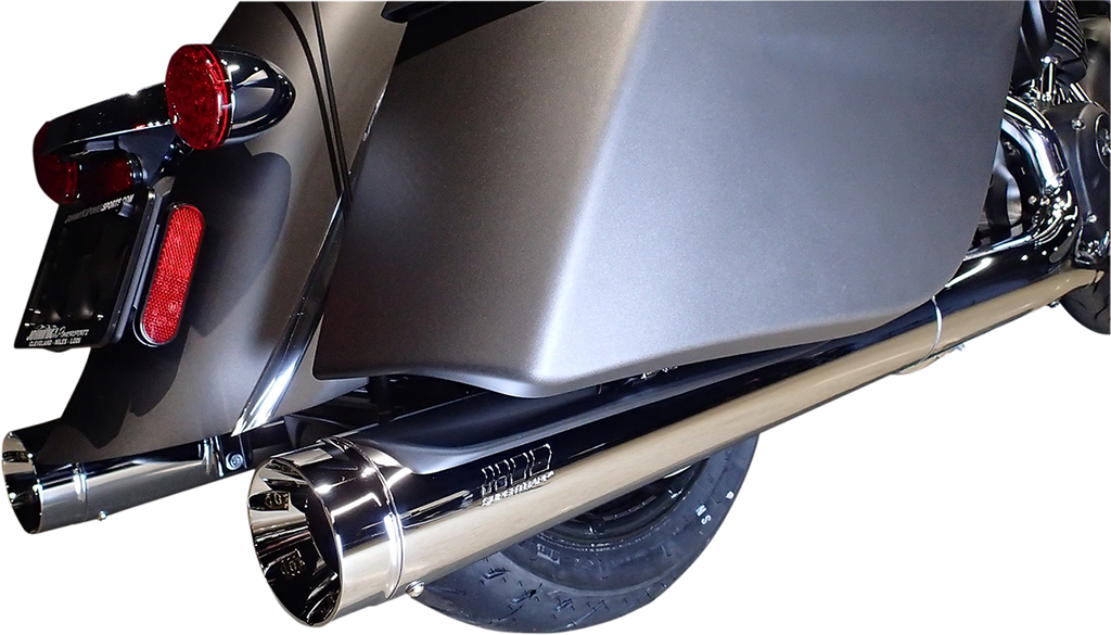 SUPERTRAPP Mufflers - Chrome - Indian Touring with Luggage 140-21770