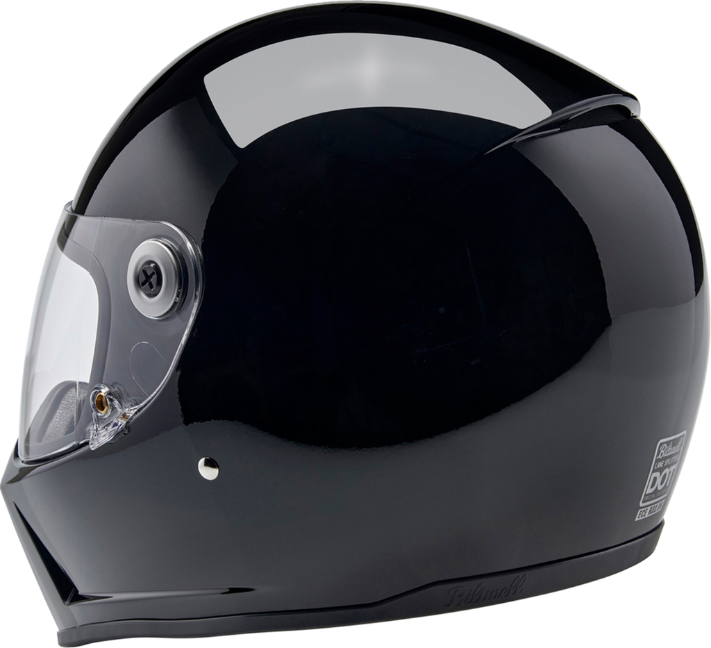 BILTWELL Lane Splitter Helmet - Gloss Black - Small 1004-101-502