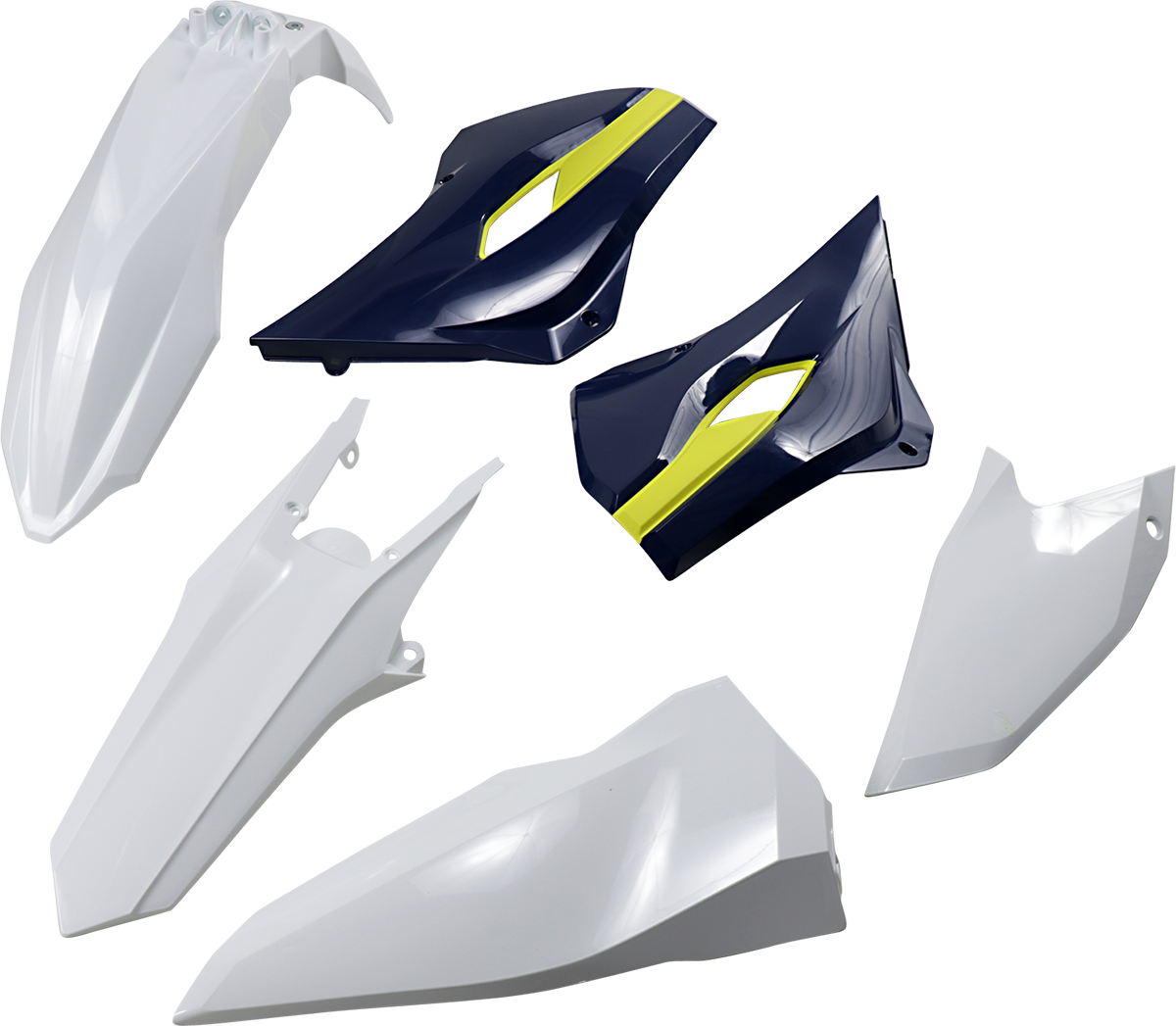 UFO Body Kit - White/Blue/Yellow HUKIT615-999W