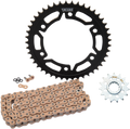 VORTEX Steel Chain Kit - Gold - Honda - CBR 600RR - '03-'06 CKG6345