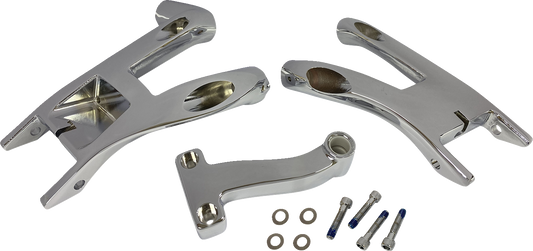 DRAG SPECIALTIES Rider Floorboard Mount - Chrome P17-0436C