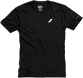 100% Tech Helm T-Shirt - Black - Small 35017-001-10