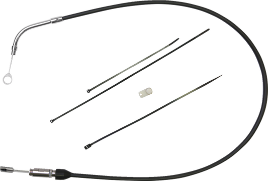 DRAG SPECIALTIES Clutch Cable - Upper - 41" - Black/Chrome 4323502HE