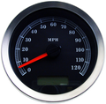 DRAG SPECIALTIES Programmable Speedometer - Black Face - MPH 83100B
