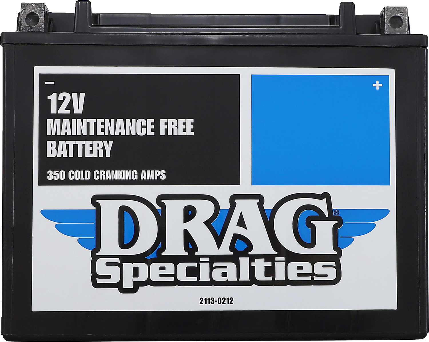 DRAG SPECIALTIES AGM Battery - YTX24HLBS NO BATT TENDER CONNECTORS DTX24HL-BS
