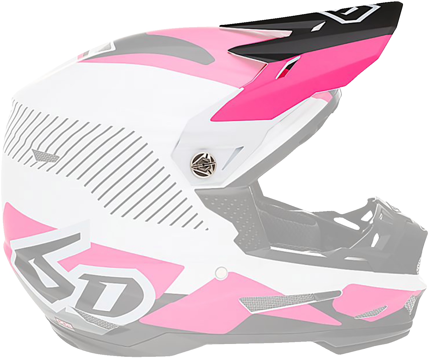 6D ATR-2 Visor - Fusion - Pink 72-6106