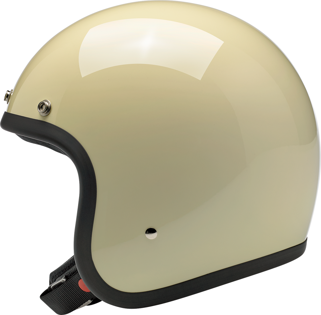 BILTWELL Bonanza Helmet - Gloss Vintage White - Medium 1001-102-203