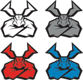 MOOSE RACING Decal - Angroid - 4 Pack 4320-2528