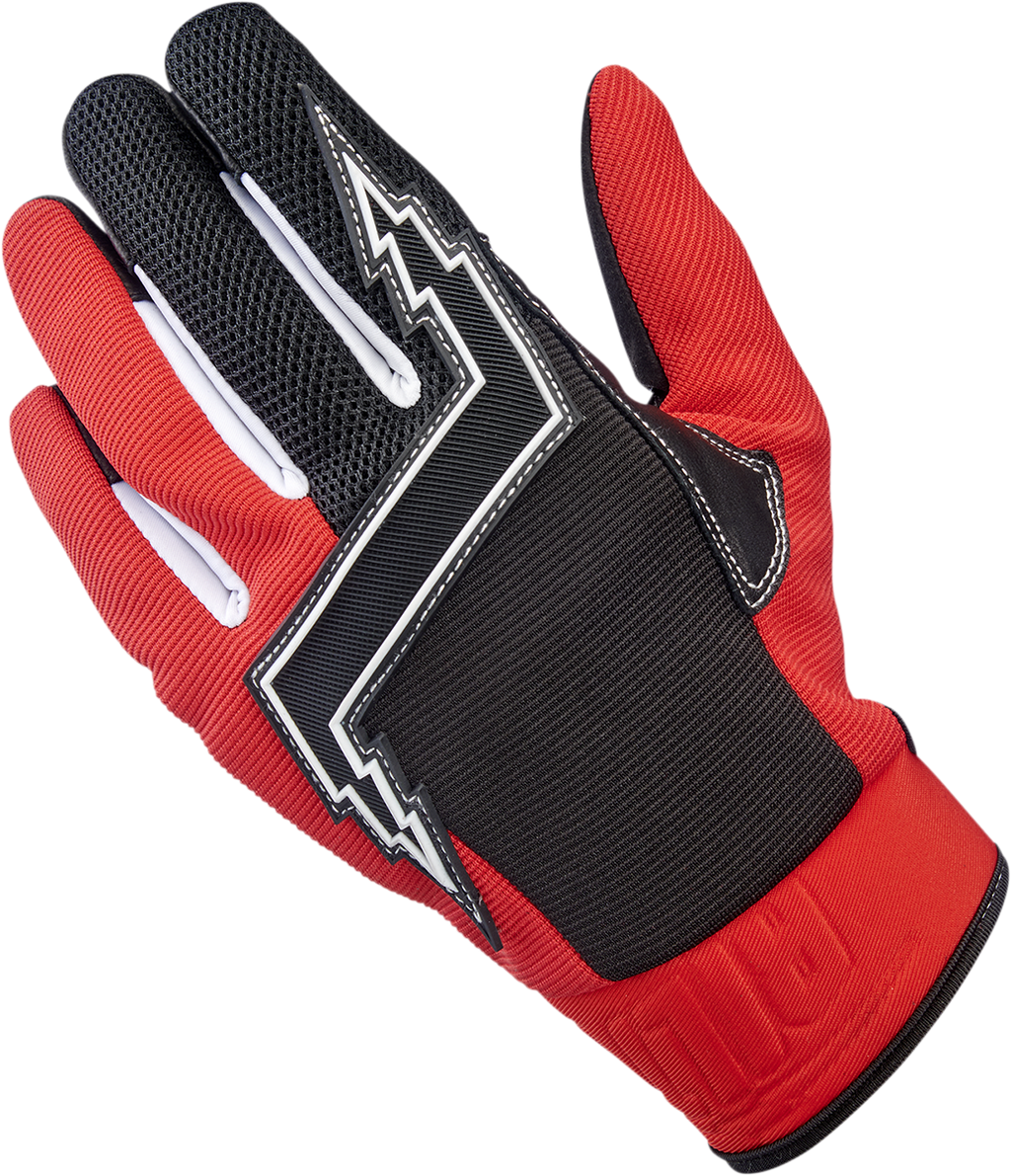 BILTWELL Baja Gloves - Red - Large 1508-0801-304