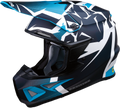 MOOSE RACING F.I. Helmet - Agroid™ - MIPS® - Navy/Light Blue - 2XL 0110-6710