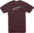 ALPINESTARS Ageless T-Shirt - Maroon/Mist - Large 1032720309067L
