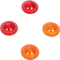 DRAG SPECIALTIES Mini-Bullet Lens Kit - Amber/Red 20-6592-A/R