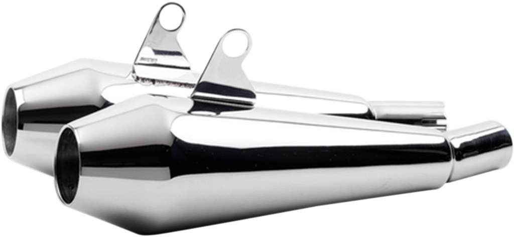 BRITISH CUSTOMS Shorty Predator Pro™ Mufflers - Polished BC902-117-P