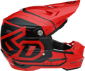 6D ATR-2 Helmet - Torque - Red - Small 12-3225