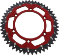 MOOSE RACING Dual Sprocket - Red - 49 Tooth 1210-897-49-13X