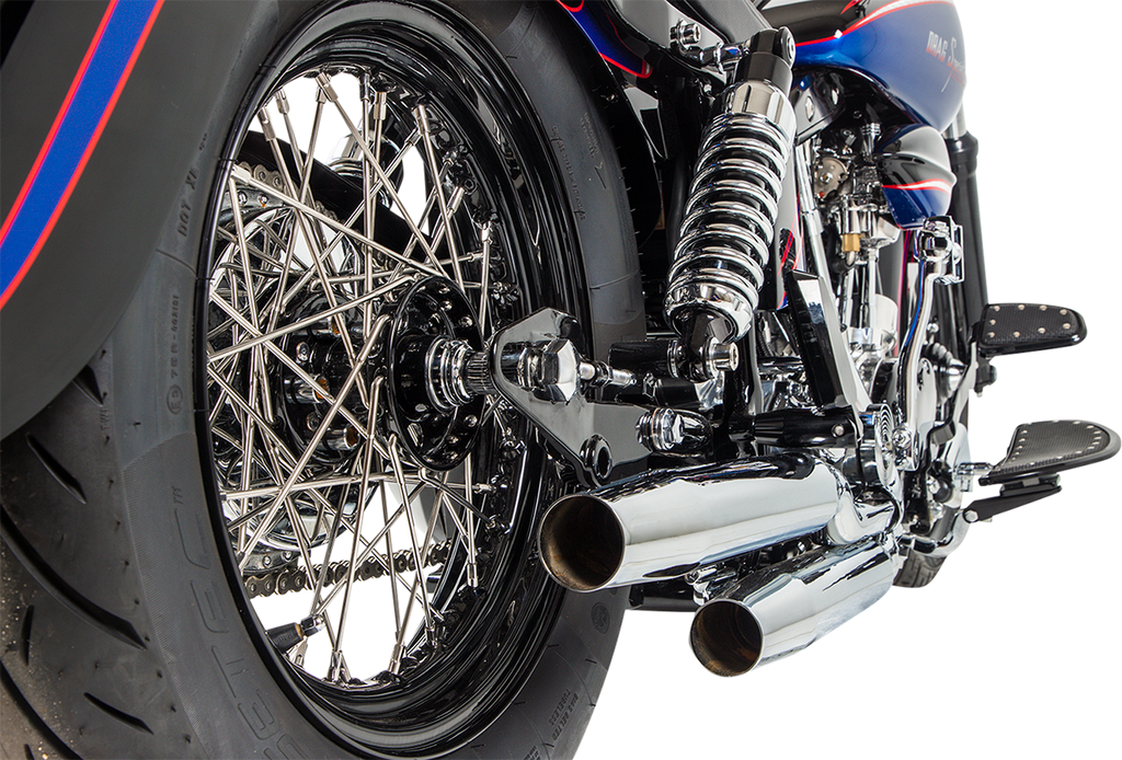 DRAG SPECIALTIES Spoke Set - Drop Center - Front/Rear - Stainless Steel - 16" 16-0501SS-BC629