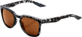 100% Hudson Sunglasses - Black Havana - Bronze 61028-259-73