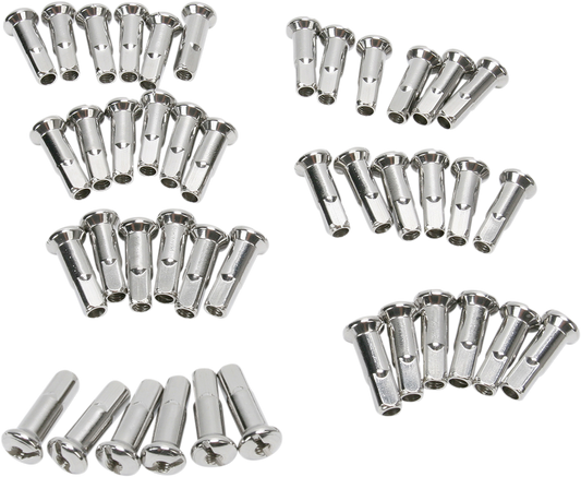 DRAG SPECIALTIES Spoke Nipples - Stainless Steel - Standard Length 16-0500SS42-HC3
