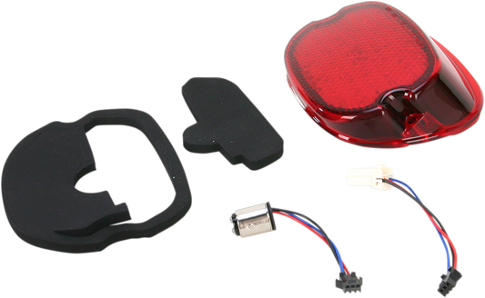 DRAG SPECIALTIES Taillight - Bottom Tag Light - Red L24-0436DRLED