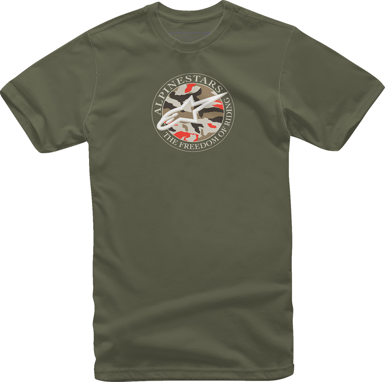 ALPINESTARS Dot Camo T-Shirt - Military - Medium 121372660690M